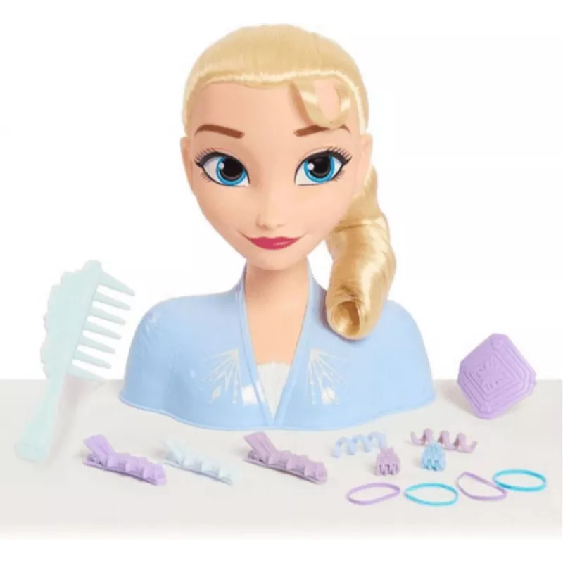 Just Play Disney Frozen 2, meikki-/stylingnuken pää, naispuolinen, 3 vuotta, 120 mm, monivärinen