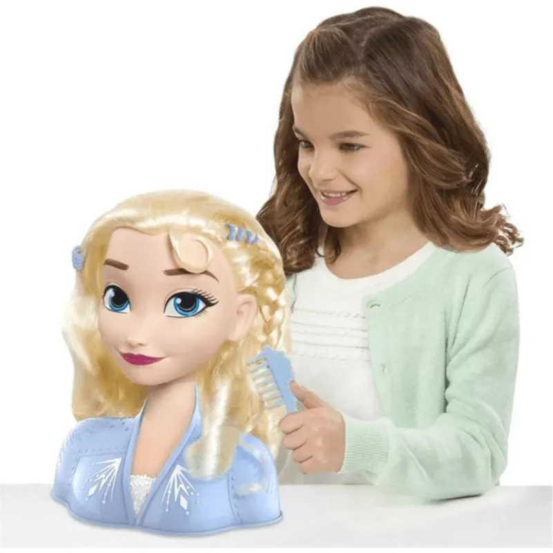 Just Play Disney Frozen 2, meikki-/stylingnuken pää, naispuolinen, 3 vuotta, 120 mm, monivärinen