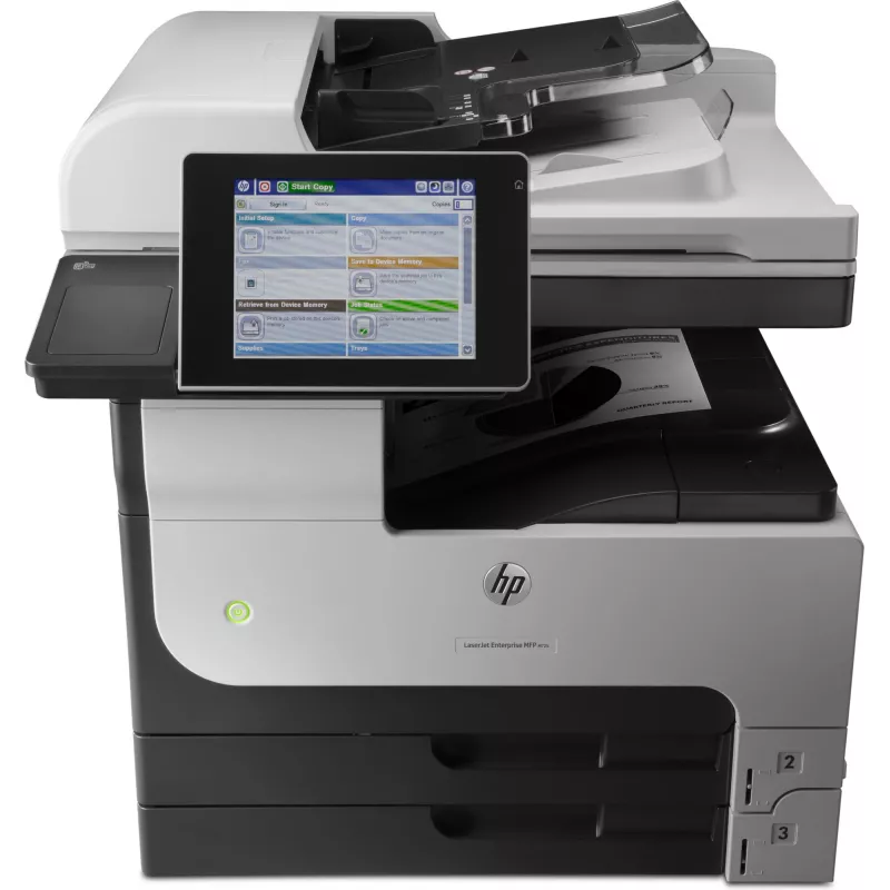 HP LaserJet Enterprise MFP M725dn, laser, mustavalkotulostus, 1200 x 1200 DPI, A3, suoratulostus, musta, harmaa