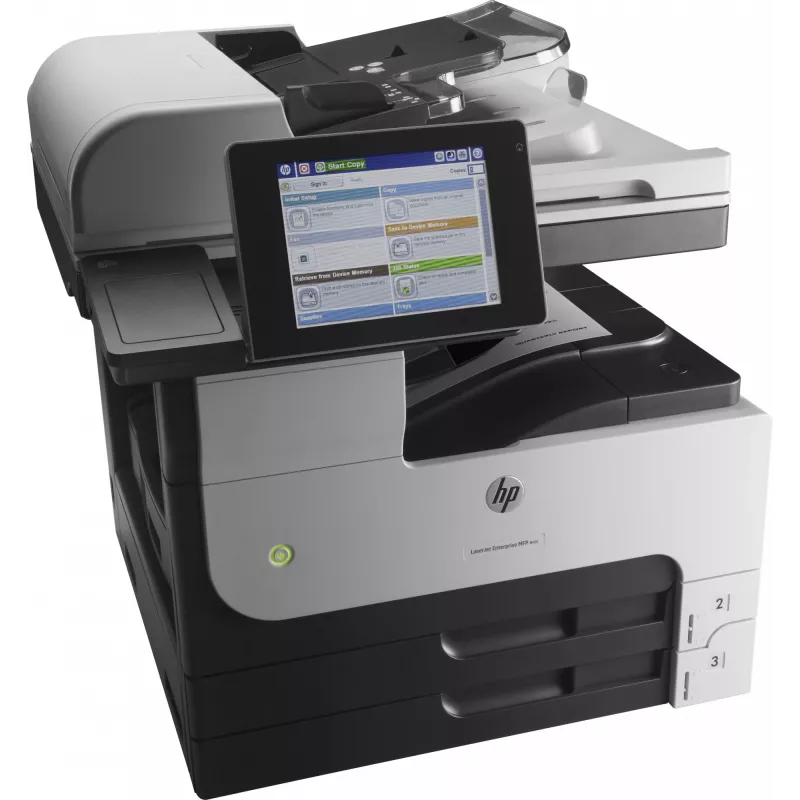 HP LaserJet Enterprise MFP M725dn, laser, mustavalkotulostus, 1200 x 1200 DPI, A3, suoratulostus, musta, harmaa