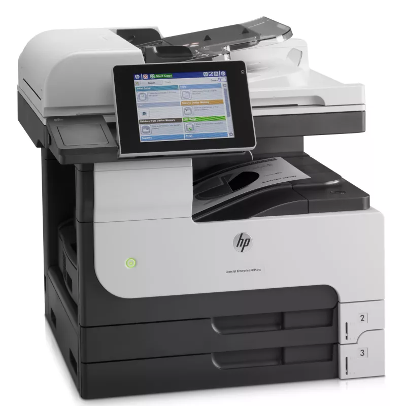 HP LaserJet Enterprise MFP M725dn, laser, mustavalkotulostus, 1200 x 1200 DPI, A3, suoratulostus, musta, harmaa