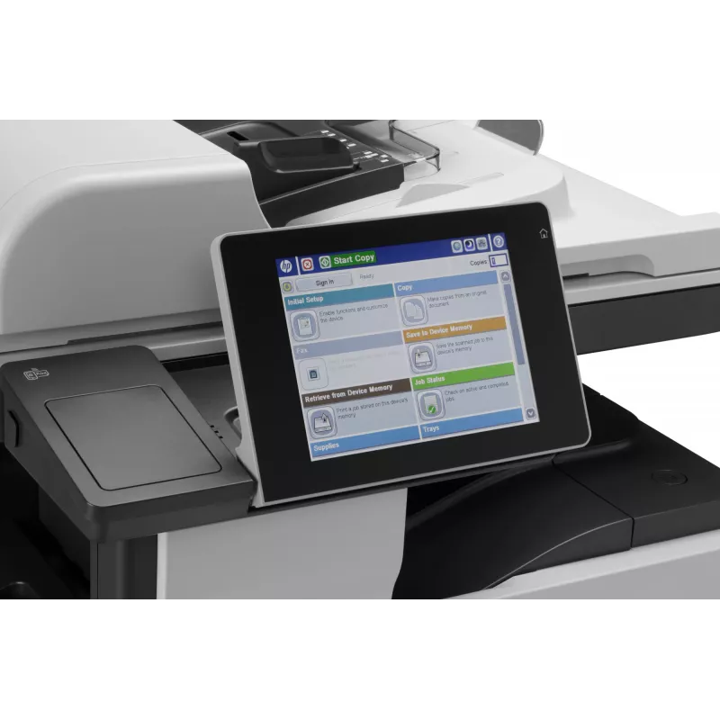 HP LaserJet Enterprise MFP M725dn, laser, mustavalkotulostus, 1200 x 1200 DPI, A3, suoratulostus, musta, harmaa