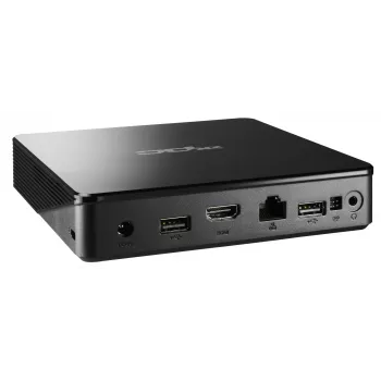 Shuttle XPC nano NS02EV2 Rockchip RK3368 2 GB DDR3L-SDRAM 16 GB eMMC Android 8.1 Nettop Mini PC musta