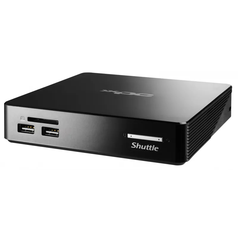 Shuttle XPC nano NS02EV2 Rockchip RK3368 2 GB DDR3L-SDRAM 16 GB eMMC Android 8.1 Nettop Mini PC musta