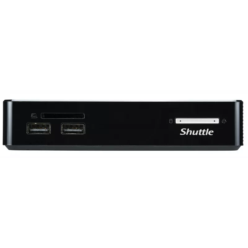 Shuttle XPC nano NS02EV2 Rockchip RK3368 2 GB DDR3L-SDRAM 16 GB eMMC Android 8.1 Nettop Mini PC musta