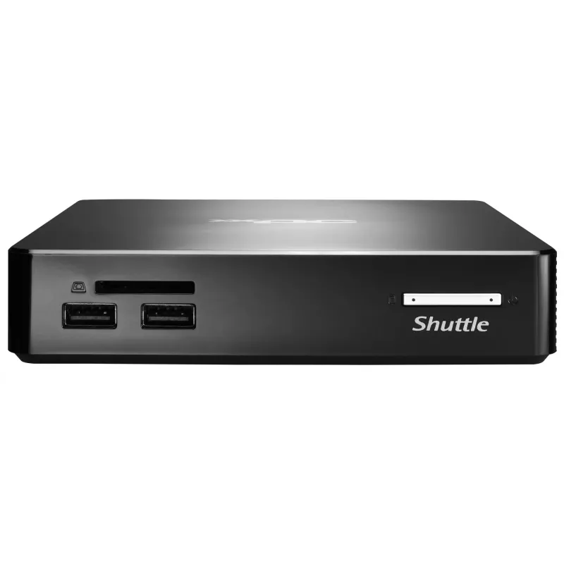 Shuttle XPC nano NS02EV2 Rockchip RK3368 2 GB DDR3L-SDRAM 16 GB eMMC Android 8.1 Nettop Mini PC musta