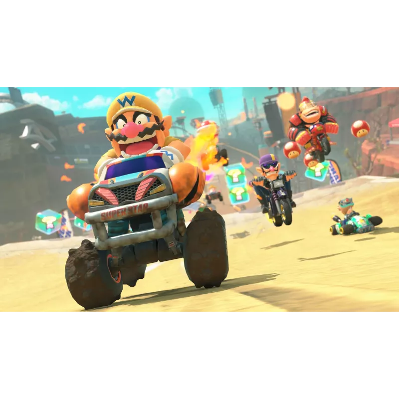 Nintendo Mario Kart World, Nintendo Switch 2, moninpelitila, fyysinen tallennusväline