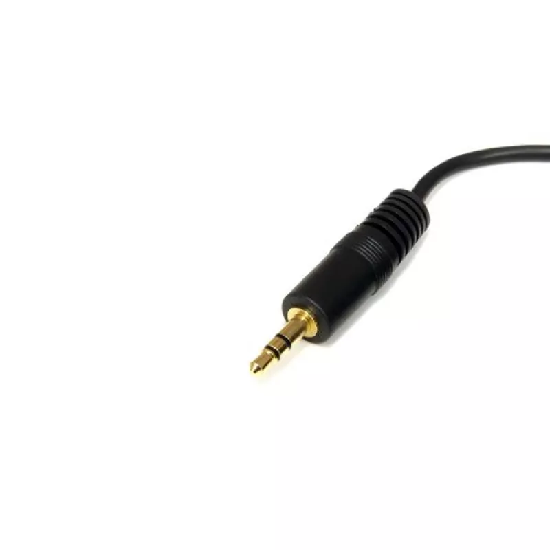 StarTech.com 1,8 m 3,5 mm stereoäänikaapeli - M/M, 3,5 mm, uros, 3,5 mm, uros, 1,8 m, musta
