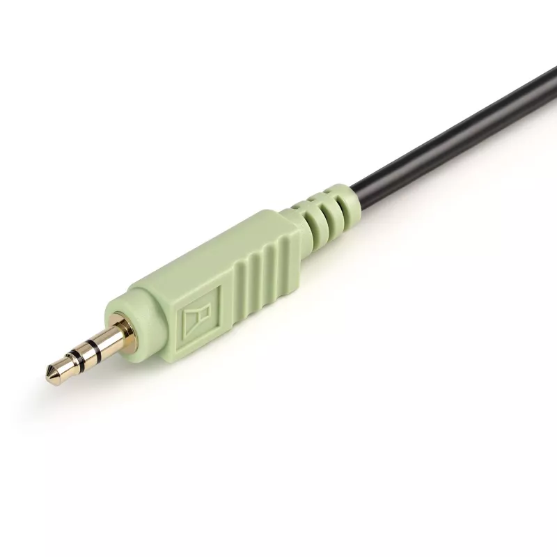StarTech.com 1,8 m 4-in-1 USB DVI KVM -kaapeli äänellä ja mikrofonilla