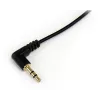 StarTech.com 0,9 m ohut 3,5mm plugi kulmikkaaseen stereoäänikaapeliin - M/M