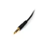 StarTech.com 1,8 m ohut 3,5 mm stereoäänikaapeli - M/M, 3,5 mm, uros, 3,5 mm, uros, 1,8 m, musta