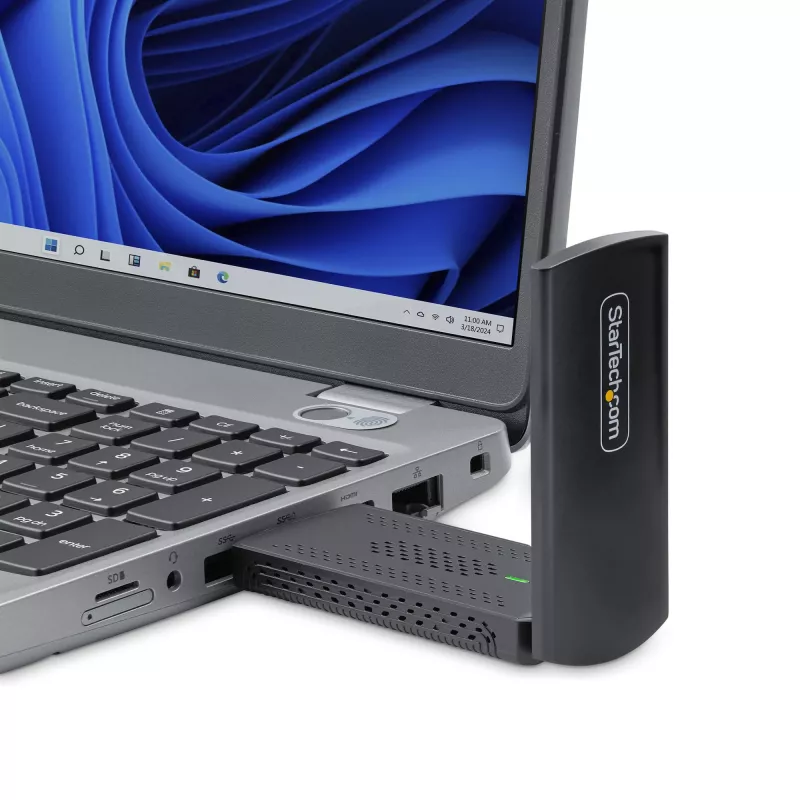 StarTech.com AX54005A-USB-WIFI-6E verkkokortti WLAN 2402 Mbit/s