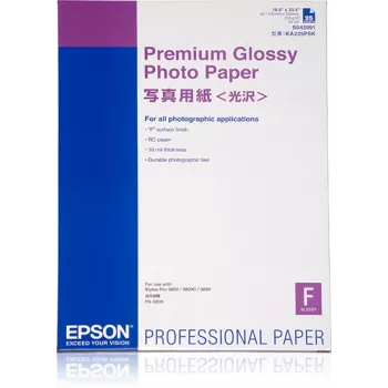 Epson Premium Glossy valokuvapaperi, DIN A2, 255 g/m², 25 arkkia