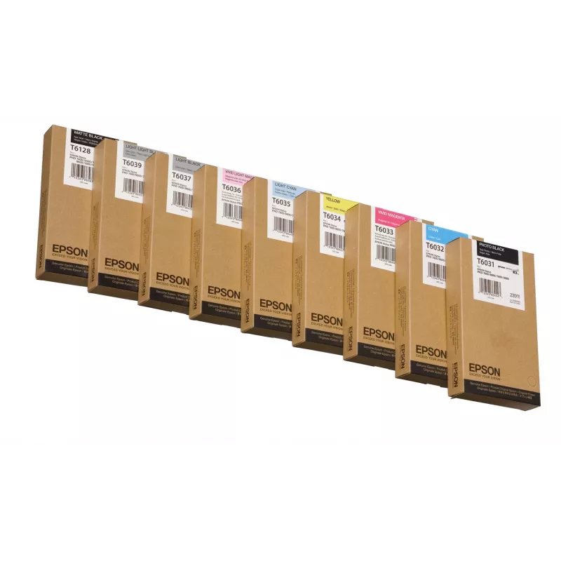 Epson yksittäispakkaus matta musta T612800 220 ml, matta musta, pigmenttimuste, 220 ml, 1 kpl