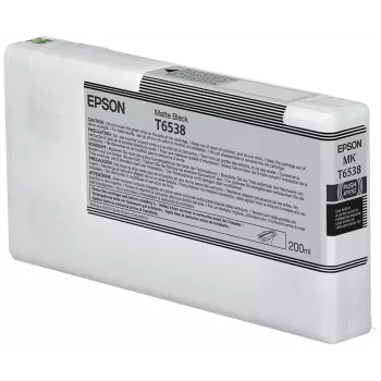 Epson T6538 matta musta mustepatruuna (200 ml), matta musta, pigmenttimuste, 200 ml, 1 kpl