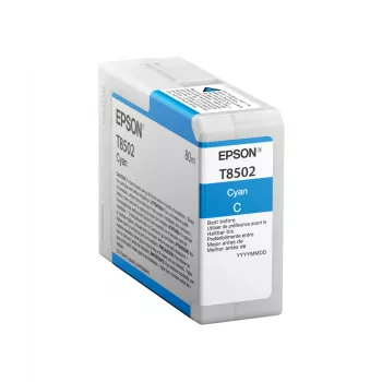 Mustepatruuna Epson T8502 syaani