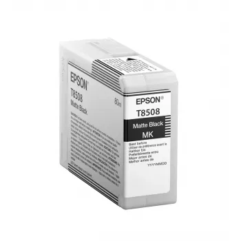 Epson yksittäispakkaus mattamusta T850800, mattamusta, pigmenttimuste, 80 ml, 1 kpl