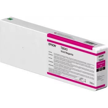 Epson yksittäispakkaus Vivid Magenta T804300 UltraChrome HDX/HD 700 ml