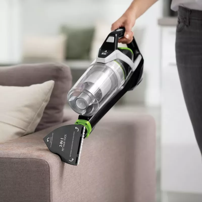 Bissell Multireach Active 3-in-1 eläinkarvaverhoilusuutin, verhoilusuutin, käsipölynimuri, musta, Bissell, MultiReach Active 21V, 140 mm