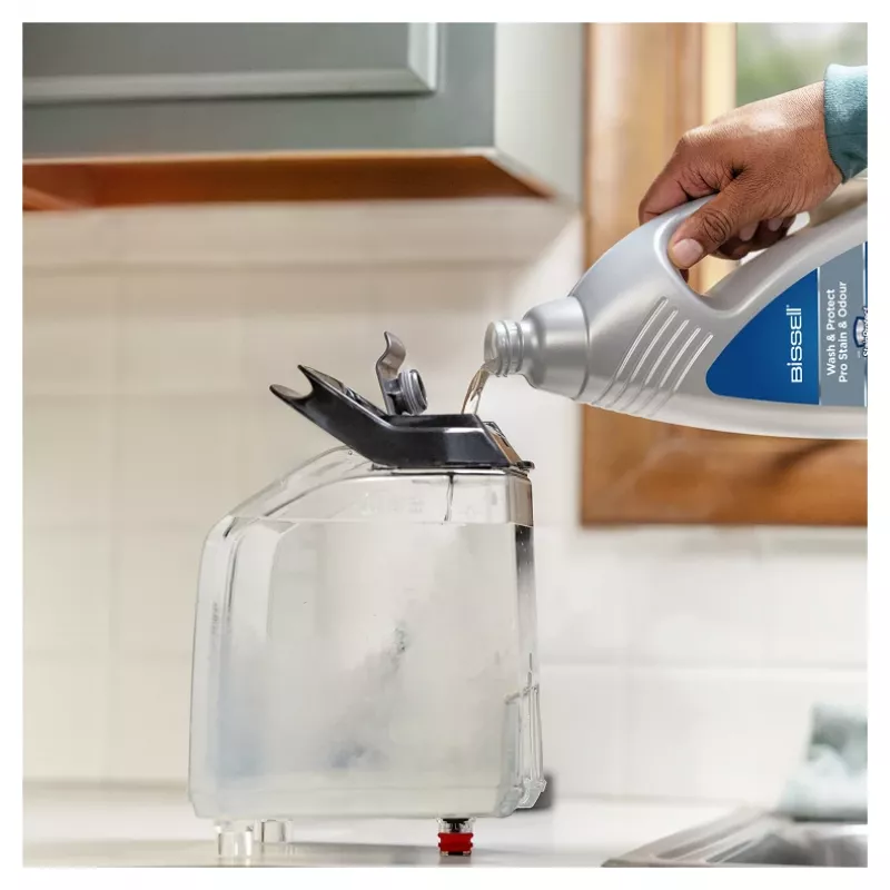 Bissell PowerWash HydroSteam -matonpuhdistuskone työnnettävä Deep musta, sininen, titanium