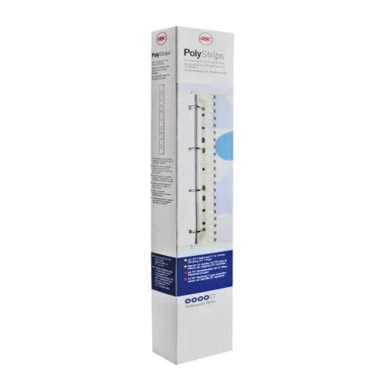 GBC Filestrip CombBind PP kirkas, läpinäkyvä, polyvinyylikloridi (PVC), A4, 245 g, 100 kpl, Egypti