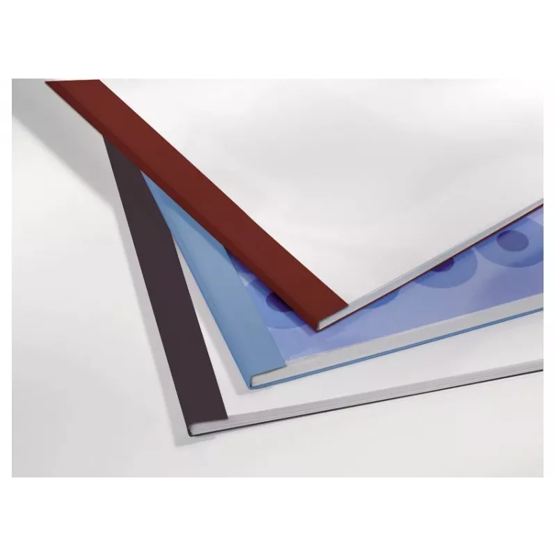 GBC LinenWeave Thermo-Bind-kansiot 3 mm musta (100), A4, PVC, musta, 30 arkkia, 3 mm, 108 mm