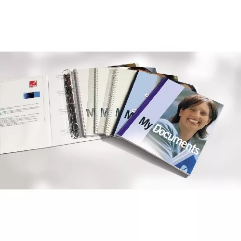 GBC CombBind PVC-Hefstreifen (100), valkoinen, polyvinyylikloridi, 237 g, 100 kpl, Egypti