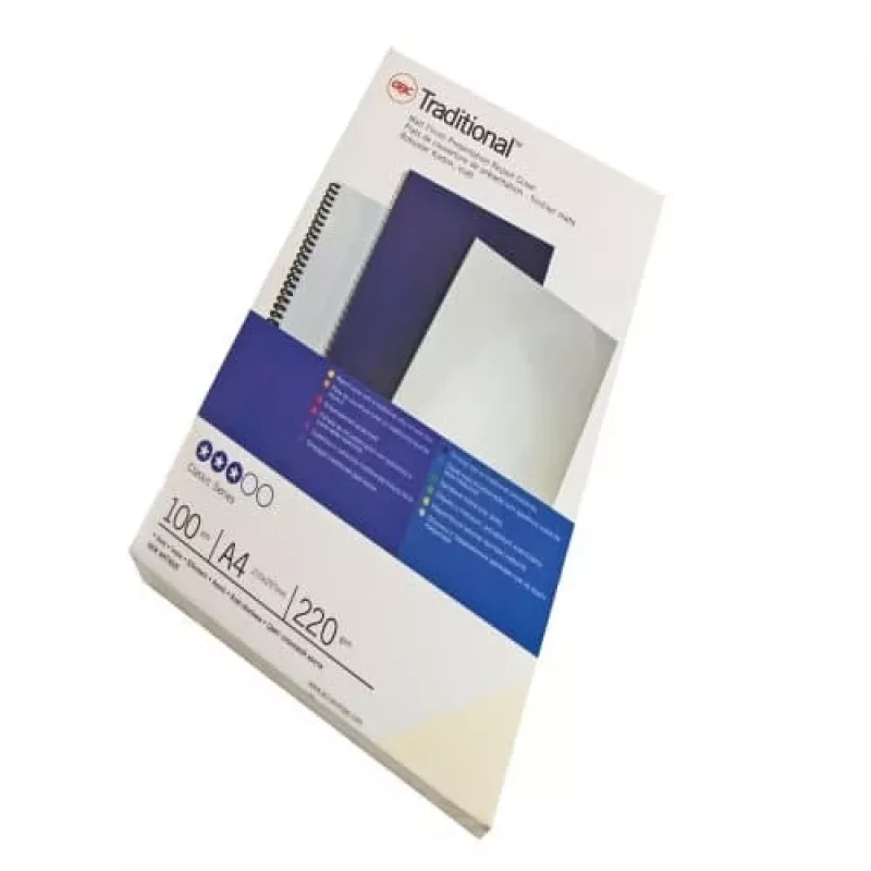GBC ibiStol sidontakannet A4, valkoinen matta, 350 g/m²