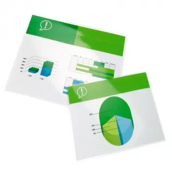 GBC Laminierfolien A2 125 Mikron, Glänzend, Transparent, A2, 0,125 mm, 100 kpl