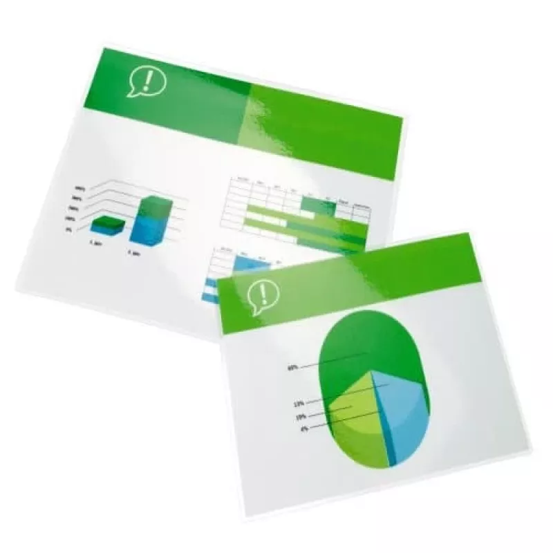 GBC Laminierfolien A2 125 Mikron, Glänzend, Transparent, A2, 0,125 mm, 100 kpl