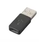 USB-A - USB-C -sovitin POLY 85Q48AA HP