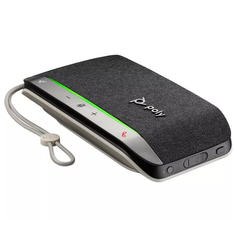 HP Poly Sync 20 USB-A -kaiutinpuhelin, PC, hopea, 0,715 m, IP64, Windows 10, Windows 11, MacOS