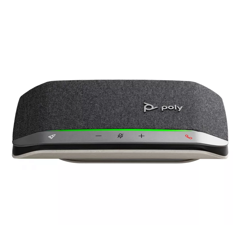 HP Poly Sync 20 USB-A -kaiutinpuhelin, PC, hopea, 0,715 m, IP64, Windows 10, Windows 11, MacOS