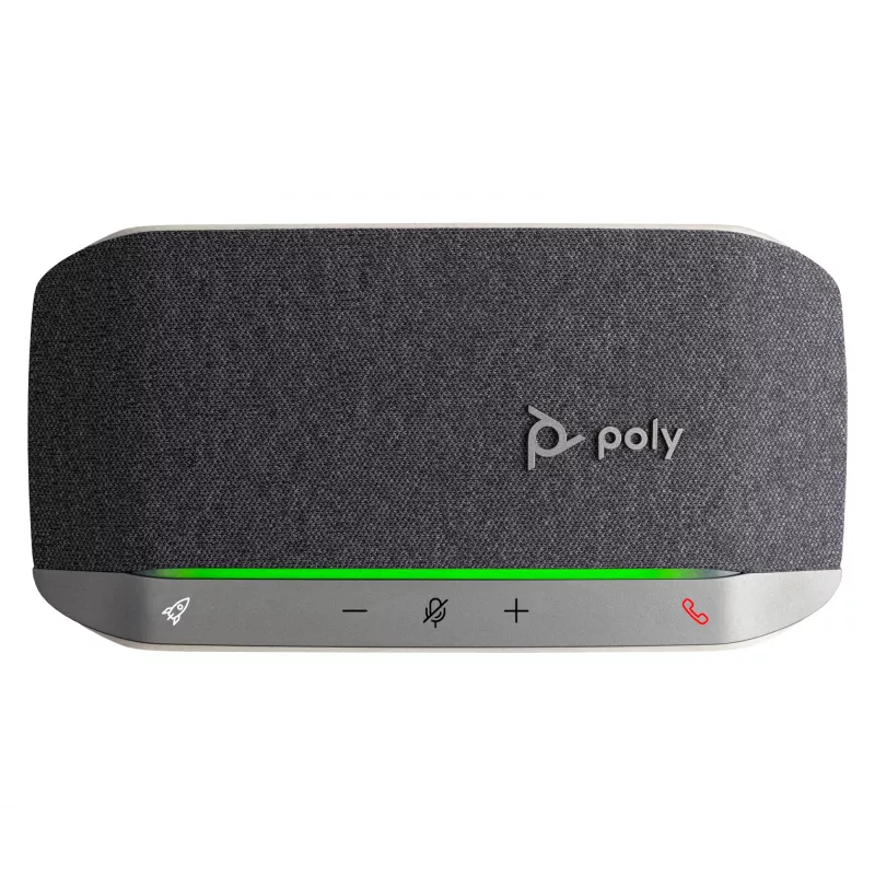 HP Poly Sync 20 USB-A -kaiutinpuhelin, PC, hopea, 0,715 m, IP64, Windows 10, Windows 11, MacOS
