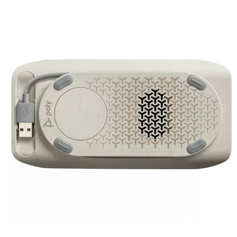 HP Poly Sync 20 USB-A -kaiutinpuhelin, PC, hopea, 0,715 m, IP64, Windows 10, Windows 11, MacOS
