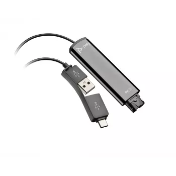HP Poly DA75 USB-QD musta sovitin TAA