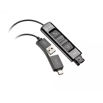 HP Poly DA85 USB-QD musta sovitin TAA