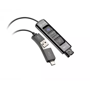 HP Poly DA85-M USB-QD musta sovitin TAA