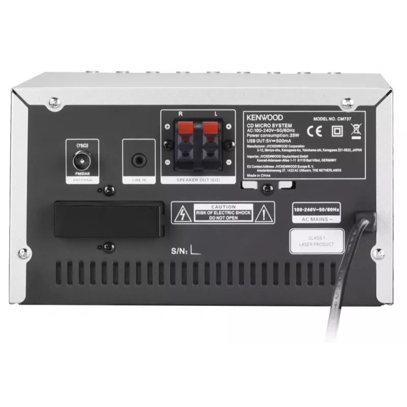 Kenwood M-7000S kotiaudiominijärjestelmä 30 W hopea