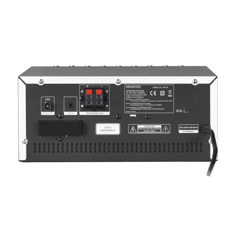 Kenwood M-9000S kotiaudiominijärjestelmä 50 W hopea