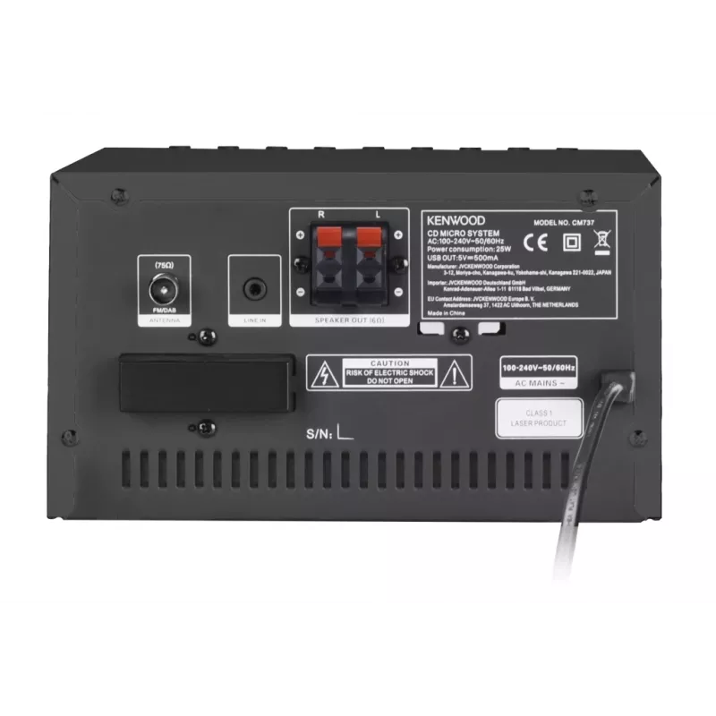 Kenwood M-7000S kotiaudiominijärjestelmä 30 W musta