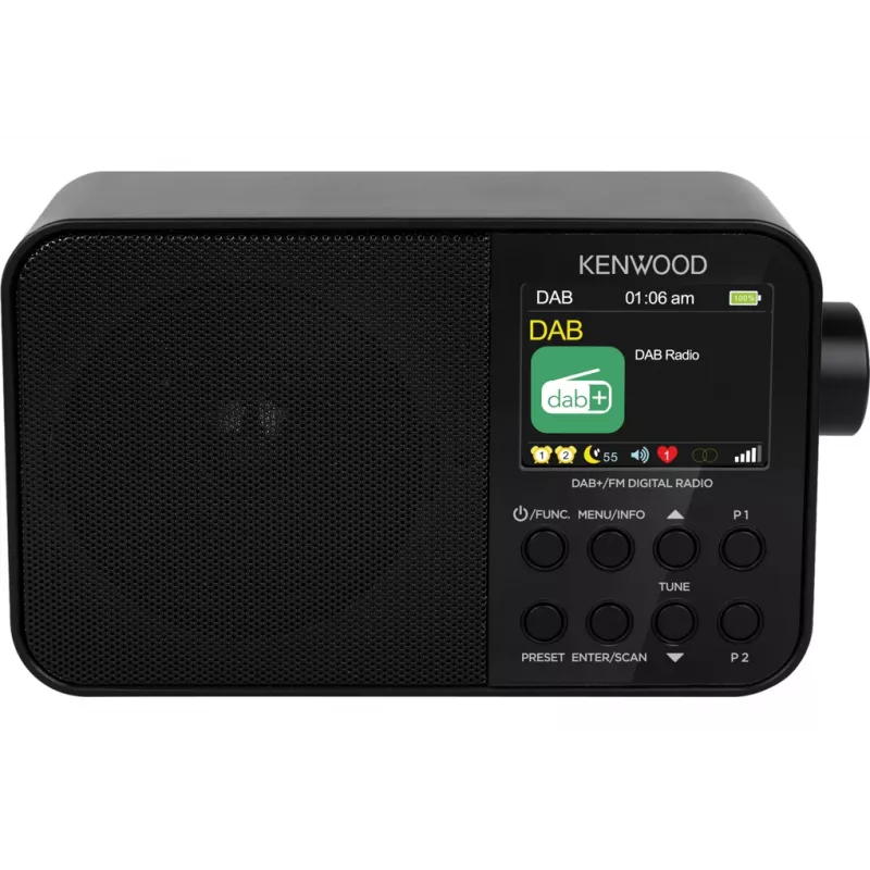 Kenwood CR-M30DAB-B kannettava digitaaliradio musta