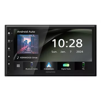 Kenwood DMX6523DABS auton mediavastaanotin musta Wi-Fi Bluetooth