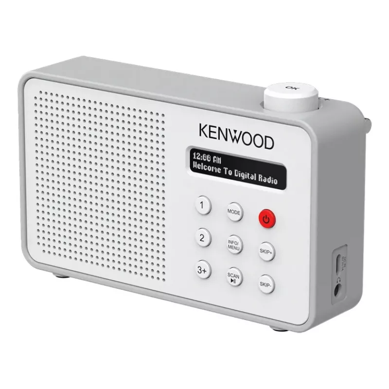 Kenwood CR-M25DAB-W radio kannettava digitaalinen valkoinen