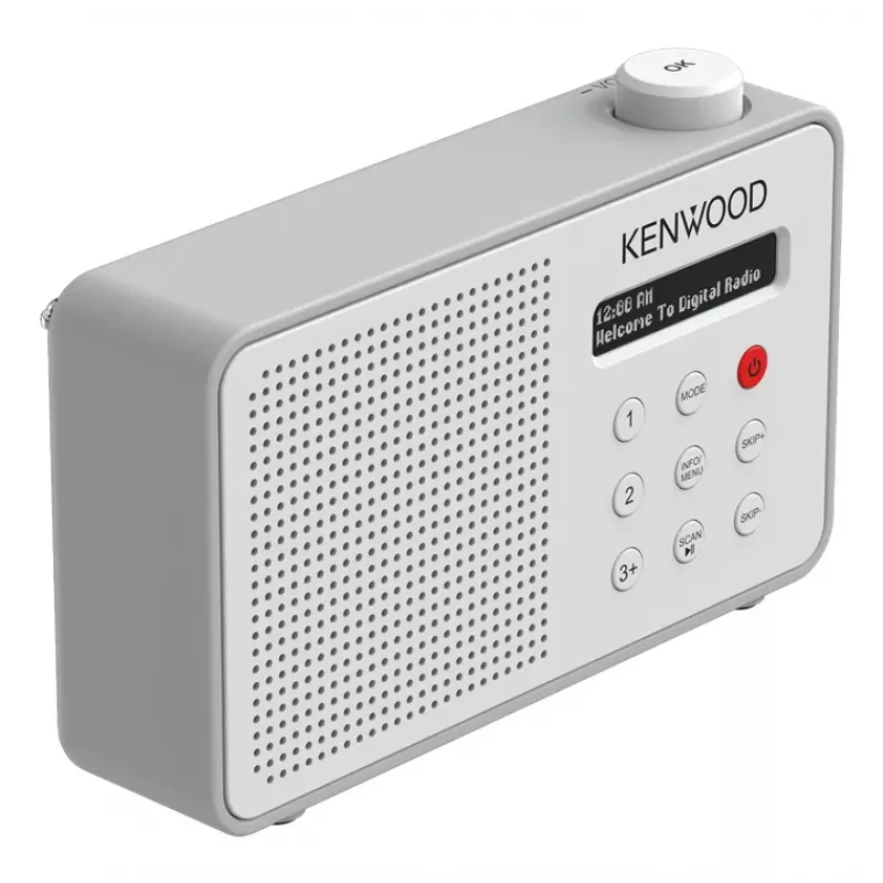 Kenwood CR-M25DAB-W radio kannettava digitaalinen valkoinen