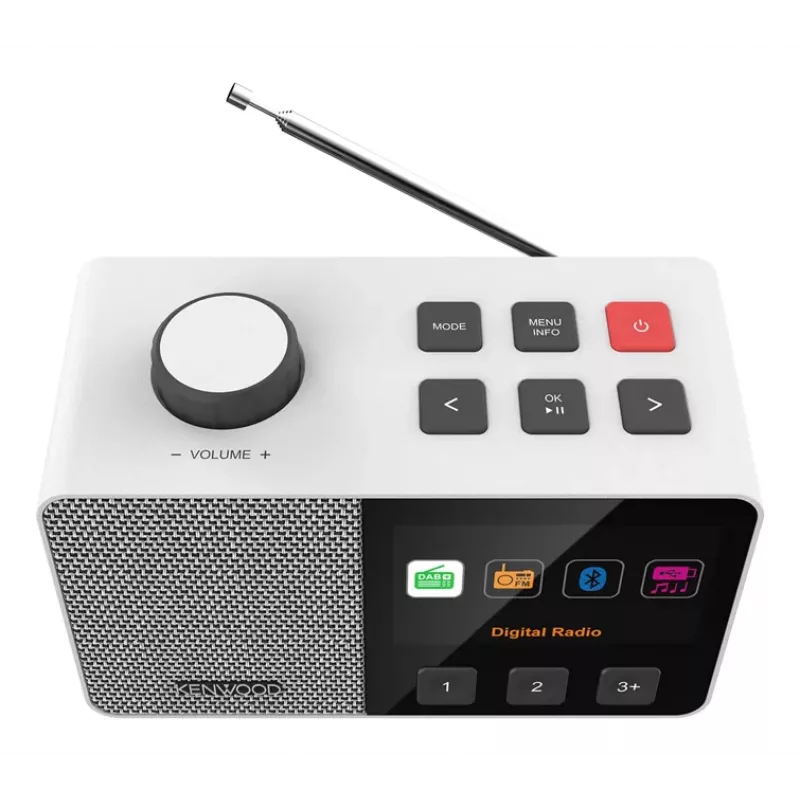 Kenwood CR-M70DAB-W kannettava digitaaliradio valkoinen