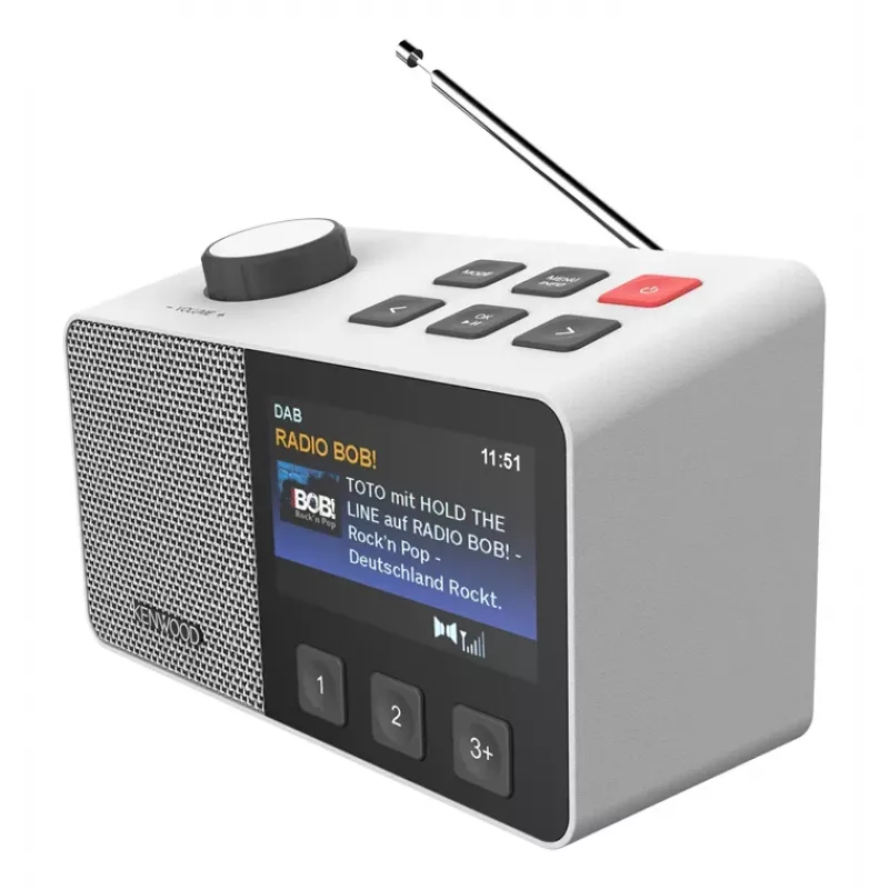 Kenwood CR-M70DAB-W kannettava digitaaliradio valkoinen
