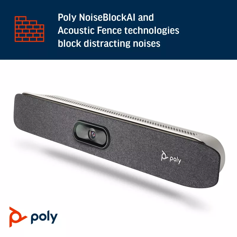 HP Poly Studio X30 all-in-one-videopalkki TC8-ohjainpaketilla