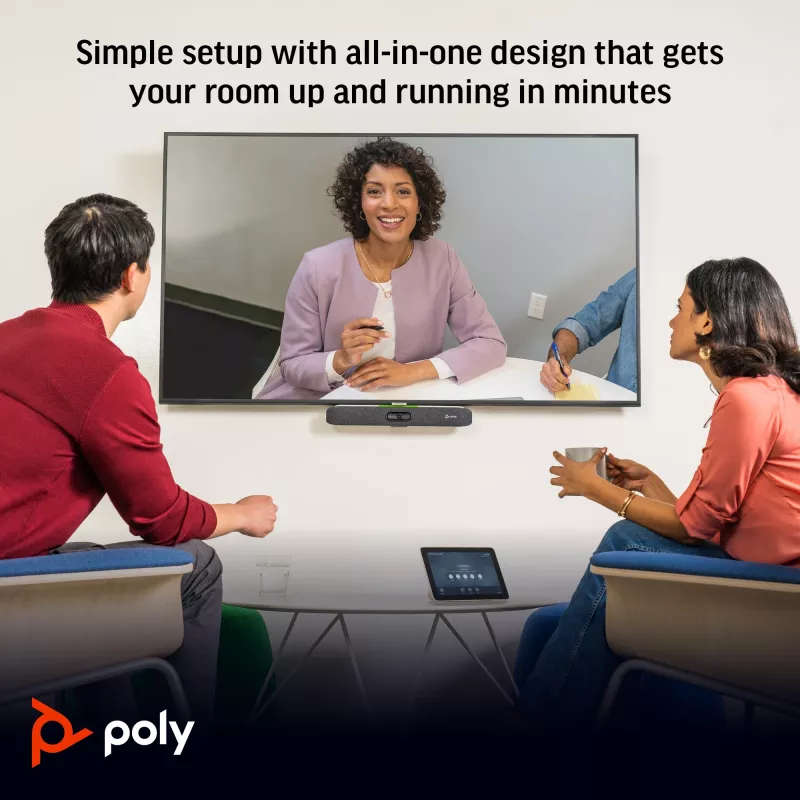 HP Poly Studio X30 all-in-one-videopalkki TC8-ohjainpaketilla