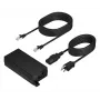HP Poly PoE++ 65W 2.5G-sovitin 3,66 m CAT6A-kaapelilla ja virtajohdolla